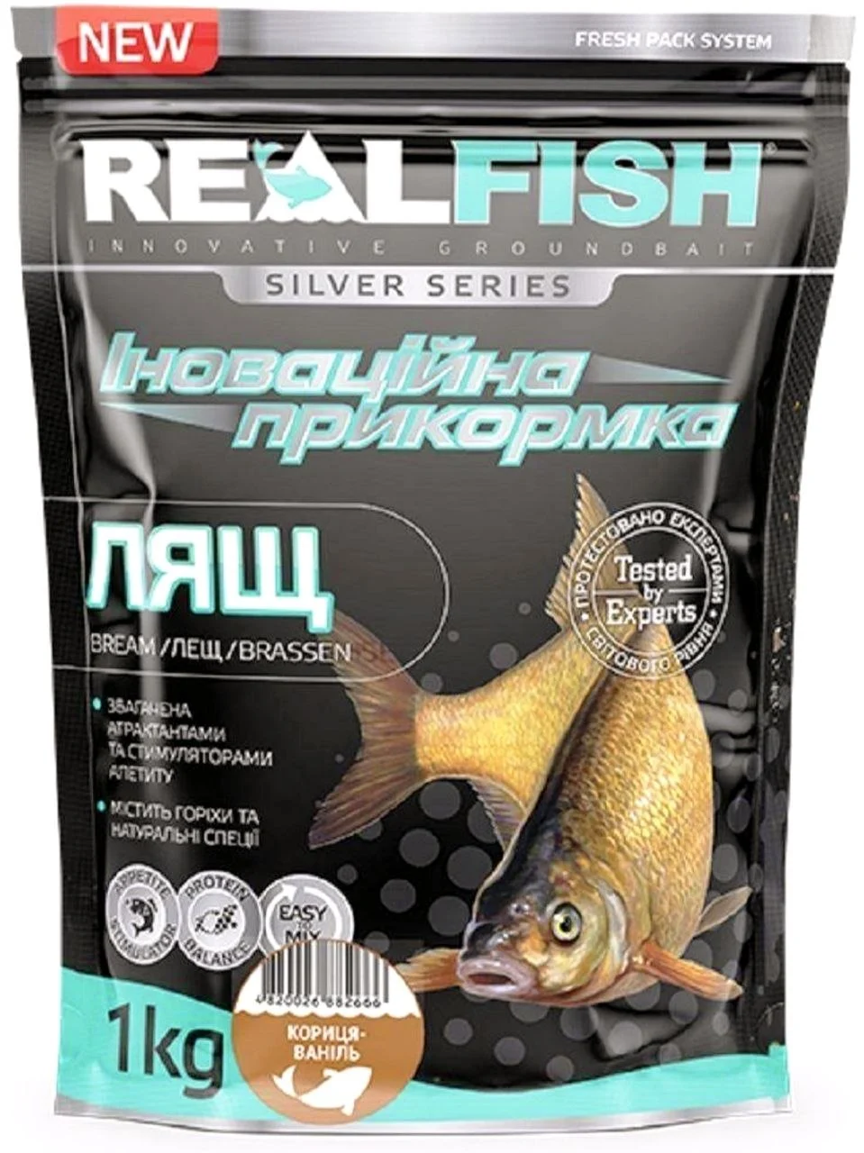Прикормка RealFish Лящ Кориця-Ваніль