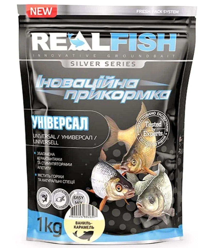 Прикормка RealFish Універсал Ваніль-Карамель